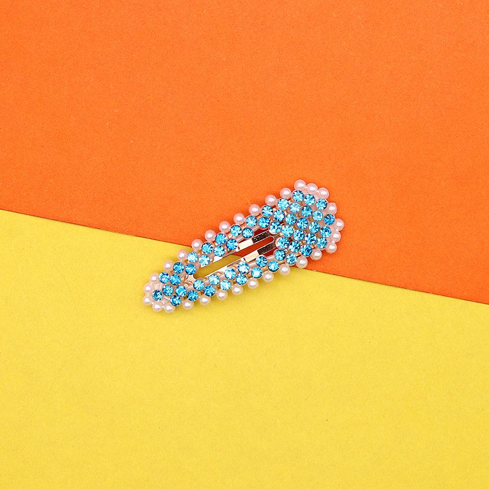 Shiny diamante Decorated Hair Pins - Brands River