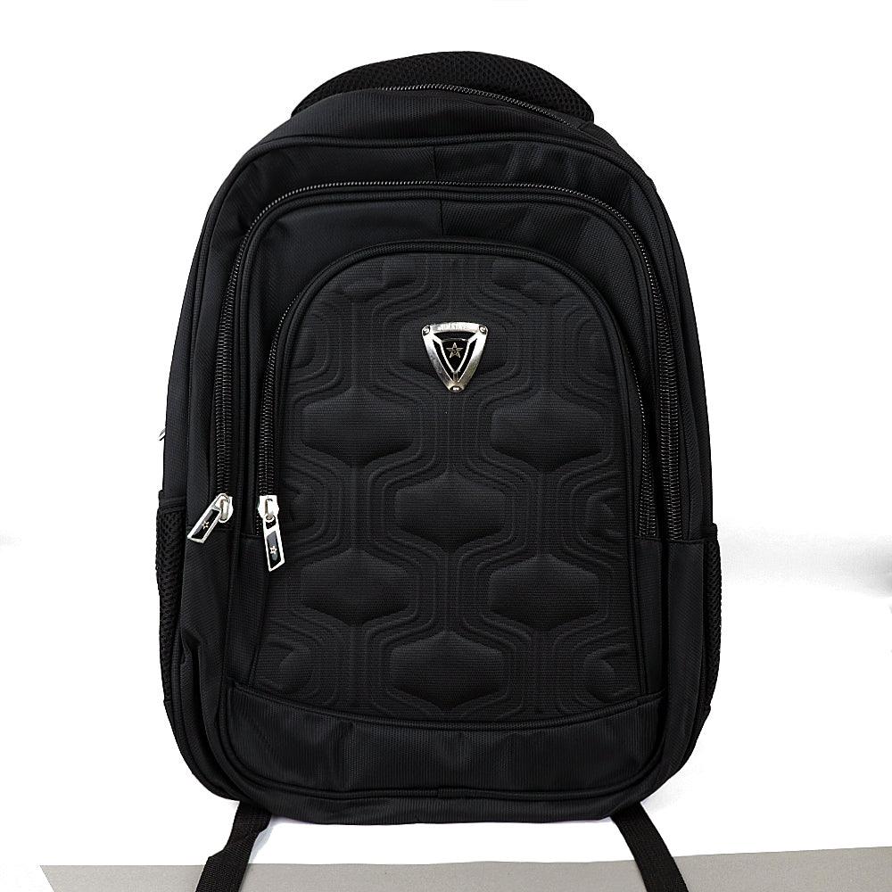 3D Embossed Textured  17'' Backpack Laptop Bag - Brands River