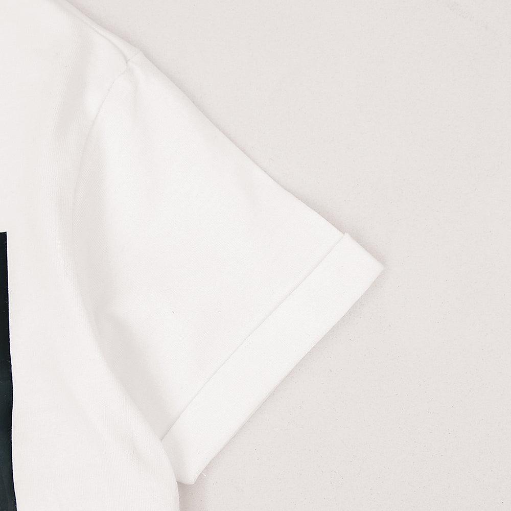 Premium Quality White Graphic Cotton T-Shirt for Boys (YO-11164) - Brands River