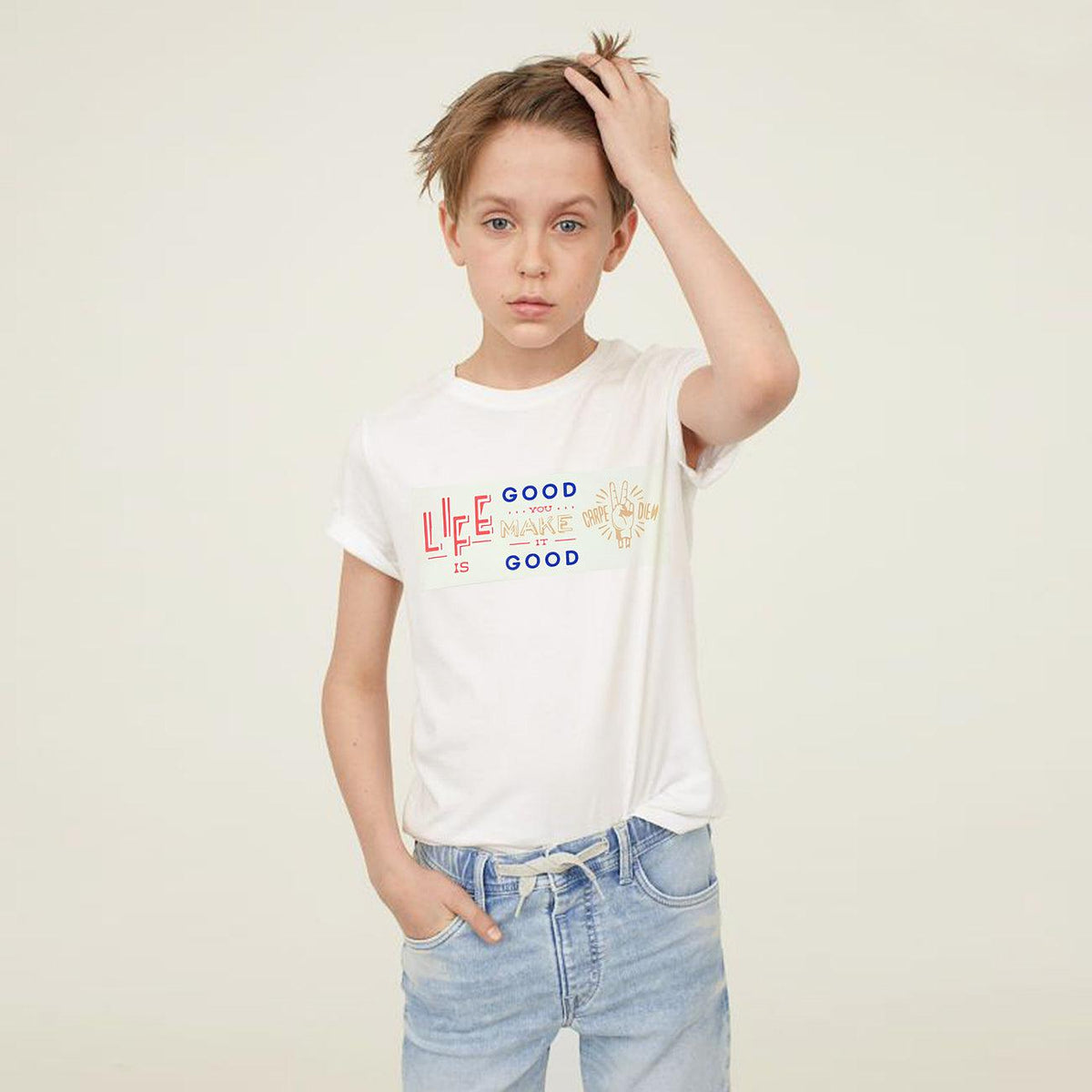 Premium Quality Printed Soft Cotton T-Shirt For Boys (MI-11165) - Brands River