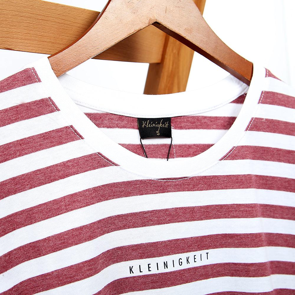 Men Imported Super Soft Pure Cotton Dyed Yarn Striped T-Shirt - Brands River