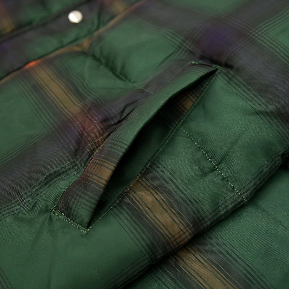 Men Check Printed Puffer Jacket (JA-120290) - Brands River