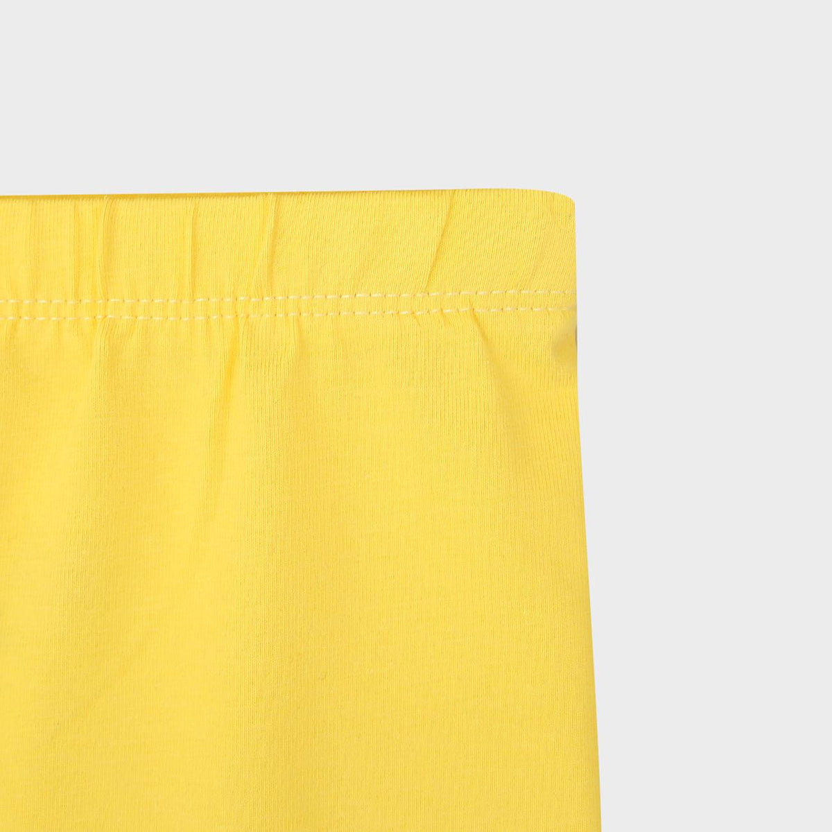 Girl&#39;s Yellow Soft Cotton Legging (LE-11556) - Brands River
